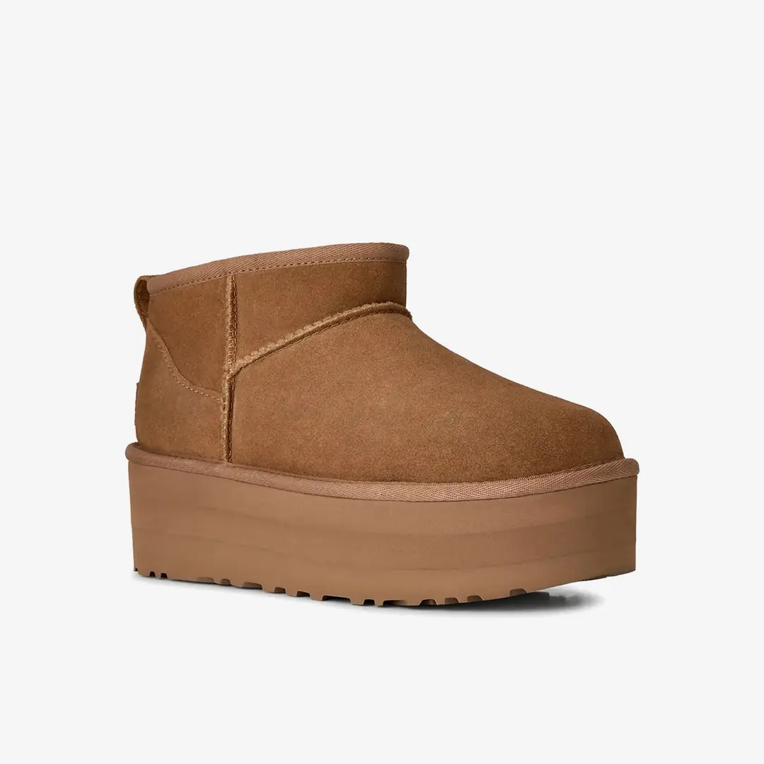 Ugg Classic Ultra Mini Platform Kadın Bot - Taba